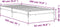 vidaXL - Bedframe - bewerkt - hout - en - metaal - grijs - sonoma - eiken - 90x190 - cm
