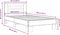 vidaXL - Bedframe - bewerkt - hout - en - metaal - grijs - sonoma - eiken - 90x200 - cm