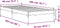 vidaXL - Bedframe - bewerkt - hout - en - metaal - grijs - sonoma - eiken - 90x200 - cm