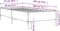 vidaXL - Bedframe - bewerkt - hout - en - metaal - grijs - sonoma - eiken - 90x200 - cm
