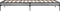 vidaXL - Bedframe - bewerkt - hout - en - metaal - grijs - sonoma - eiken - 75x190 - cm