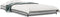 vidaXL - Bedframe - bewerkt - hout - en - metaal - grijs - sonoma - eiken - 90x190 - cm