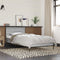 vidaXL - Bedframe - bewerkt - hout - en - metaal - grijs - sonoma - eiken - 90x190 - cm