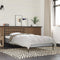 vidaXL - Bedframe - bewerkt - hout - en - metaal - grijs - sonoma - eiken - 90x190 - cm