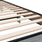vidaXL - Bedframe - bewerkt - hout - en - metaal - grijs - sonoma - eiken - 90x200 - cm
