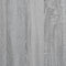 vidaXL - Bedframe - bewerkt - hout - en - metaal - grijs - sonoma - eiken - 90x190 - cm