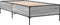 vidaXL - Bedframe - bewerkt - hout - en - metaal - grijs - sonoma - eiken - 90x200 - cm