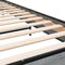 vidaXL - Bedframe - bewerkt - hout - en - metaal - grijs - sonoma - eiken - 90x200 - cm