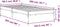 vidaXL - Bedframe - bewerkt - hout - en - metaal - grijs - sonoma - eiken - 100x200 - cm