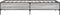 vidaXL - Bedframe - bewerkt - hout - en - metaal - grijs - sonoma - eiken - 90x200 - cm