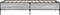 vidaXL - Bedframe - bewerkt - hout - en - metaal - grijs - sonoma - eiken - 90x190 - cm