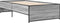 vidaXL - Bedframe - bewerkt - hout - en - metaal - grijs - sonoma - eiken - 90x200 - cm