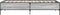 vidaXL - Bedframe - bewerkt - hout - en - metaal - grijs - sonoma - eiken - 75x190 - cm