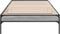 vidaXL - Bedframe - bewerkt - hout - en - metaal - grijs - sonoma - eiken - 100x200 - cm