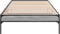 vidaXL - Bedframe - bewerkt - hout - en - metaal - grijs - sonoma - eiken - 90x200 - cm