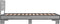 vidaXL - Bedframe - bewerkt - hout - en - metaal - grijs - sonoma - eiken - 90x200 - cm