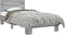 vidaXL - Bedframe - bewerkt - hout - en - metaal - grijs - sonoma - eiken - 75x190 - cm