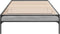 vidaXL - Bedframe - bewerkt - hout - en - metaal - grijs - sonoma - eiken - 90x190 - cm