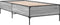 vidaXL - Bedframe - bewerkt - hout - en - metaal - grijs - sonoma - eiken - 90x190 - cm