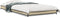 vidaXL - Bedframe - bewerkt - hout - en - metaal - sonoma - eikenkleurig - 90x200 - cm