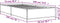 vidaXL - Bedframe - bewerkt - hout - en - metaal - sonoma - eikenkleurig - 75x190 - cm