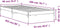 vidaXL - Bedframe - bewerkt - hout - en - metaal - sonoma - eikenkleurig - 90x200 - cm