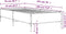 vidaXL - Bedframe - bewerkt - hout - en - metaal - sonoma - eikenkleurig - 75x190 - cm