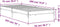 vidaXL - Bedframe - bewerkt - hout - en - metaal - sonoma - eikenkleurig - 75x190 - cm