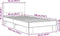 vidaXL - Bedframe - bewerkt - hout - en - metaal - sonoma - eikenkleurig - 90x190 - cm