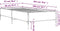 vidaXL - Bedframe - bewerkt - hout - en - metaal - sonoma - eikenkleurig - 90x200 - cm