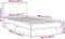 vidaXL - Bedframe - bewerkt - hout - en - metaal - sonoma - eikenkleurig - 100x200 - cm