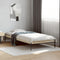 vidaXL - Bedframe - bewerkt - hout - en - metaal - sonoma - eikenkleurig - 90x190 - cm