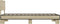 vidaXL - Bedframe - bewerkt - hout - en - metaal - sonoma - eikenkleurig - 90x190 - cm