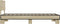 vidaXL - Bedframe - bewerkt - hout - en - metaal - sonoma - eikenkleurig - 90x200 - cm