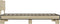 vidaXL - Bedframe - bewerkt - hout - en - metaal - sonoma - eikenkleurig - 100x200 - cm