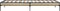 vidaXL - Bedframe - bewerkt - hout - en - metaal - sonoma - eikenkleurig - 75x190 - cm