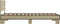 vidaXL - Bedframe - bewerkt - hout - en - metaal - sonoma - eikenkleurig - 90x200 - cm