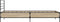 vidaXL - Bedframe - bewerkt - hout - en - metaal - sonoma - eikenkleurig - 100x200 - cm