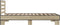vidaXL - Bedframe - bewerkt - hout - en - metaal - sonoma - eikenkleurig - 90x190 - cm
