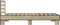 vidaXL - Bedframe - bewerkt - hout - en - metaal - sonoma - eikenkleurig - 90x200 - cm