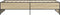 vidaXL - Bedframe - bewerkt - hout - en - metaal - sonoma - eikenkleurig - 75x190 - cm