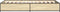 vidaXL - Bedframe - bewerkt - hout - en - metaal - sonoma - eikenkleurig - 90x200 - cm