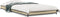 vidaXL - Bedframe - bewerkt - hout - en - metaal - sonoma - eikenkleurig - 90x190 - cm