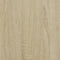 vidaXL - Bedframe - bewerkt - hout - en - metaal - sonoma - eikenkleurig - 90x190 - cm