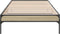vidaXL - Bedframe - bewerkt - hout - en - metaal - sonoma - eikenkleurig - 90x190 - cm