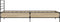 vidaXL - Bedframe - bewerkt - hout - en - metaal - sonoma - eikenkleurig - 75x190 - cm