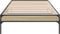 vidaXL - Bedframe - bewerkt - hout - en - metaal - sonoma - eikenkleurig - 75x190 - cm