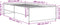 vidaXL - Bedframe - bewerkt - hout - en - metaal - zwart - 100x200 - cm