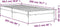 vidaXL - Bedframe - bewerkt - hout - en - metaal - zwart - 100x200 - cm