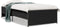 vidaXL - Bedframe - bewerkt - hout - en - metaal - zwart - 100x200 - cm